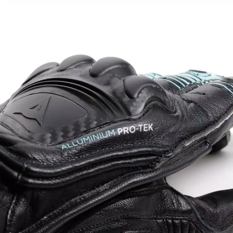 Guantes Dainese Fiero Metal Black/Water/Yellow Fluo