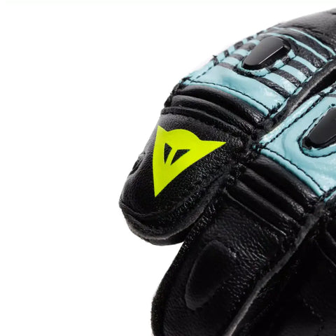Guantes Dainese Fiero Metal Black/Water/Yellow Fluo