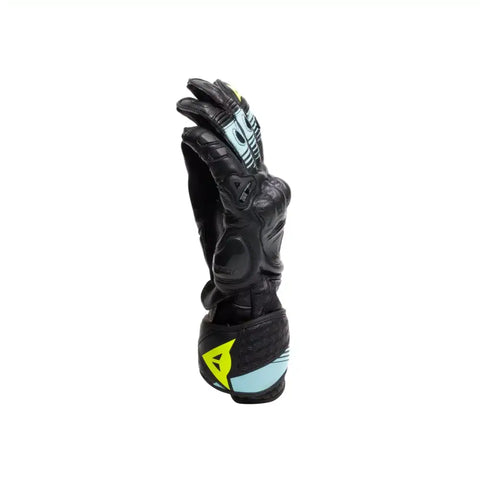 Guantes Dainese Fiero Metal Black/Water/Yellow Fluo