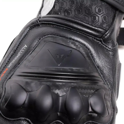 Guantes Dainese Fiero Metal Black/White/Red Fluo