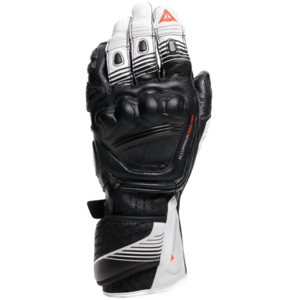 Guantes Dainese Fiero Metal Black/White/Red Fluo