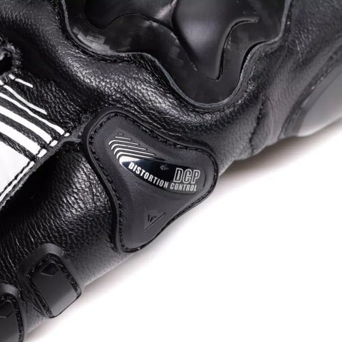 Guantes Dainese Fiero Metal Black/White/Red Fluo
