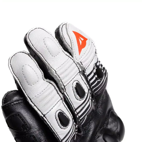 Guantes Dainese Fiero Metal Black/White/Red Fluo