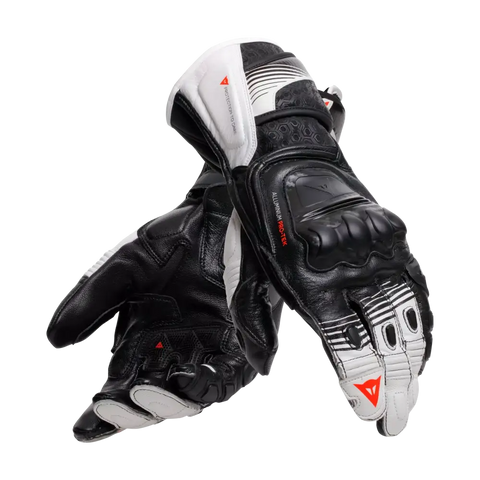 Guantes Dainese Fiero Metal Black/White/Red Fluo
