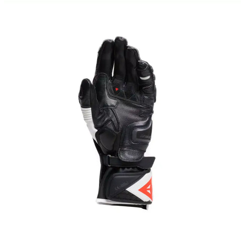Guantes Dainese Fiero Metal Black/White/Red Fluo