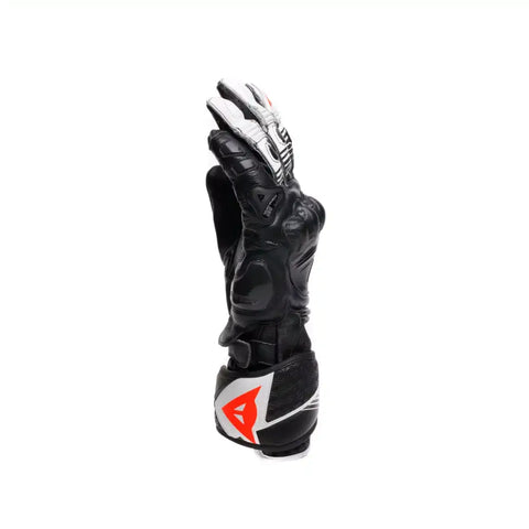 Guantes Dainese Fiero Metal Black/White/Red Fluo