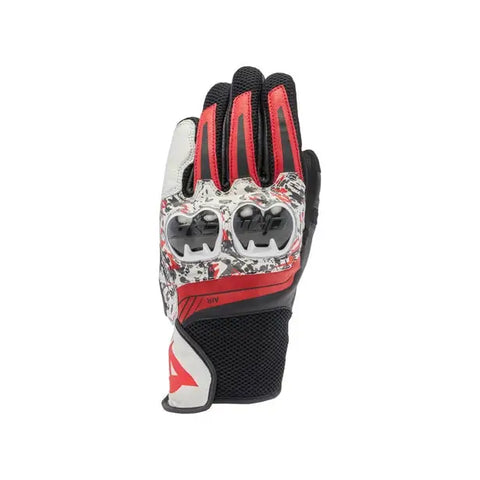 Guantes Dainese MIG 3 Unisex Black/Red-Spray/White