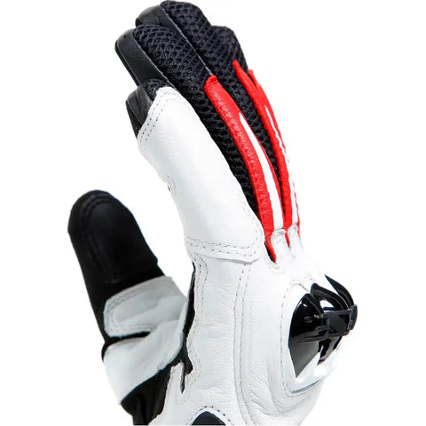 Guantes Dainese MIG 3 Unisex Black/White/Lava-Red