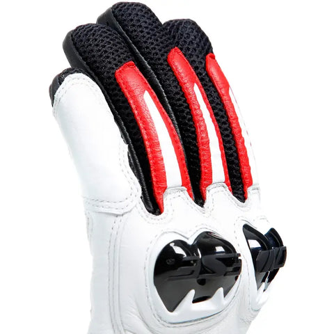 Guantes Dainese MIG 3 Unisex Black/White/Lava-Red