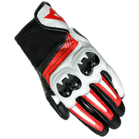 Guantes Dainese MIG 3 Unisex Black/White/Lava-Red