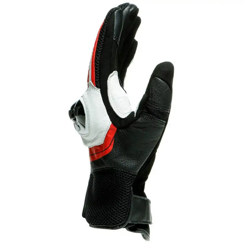 Guantes Dainese MIG 3 Unisex Black/White/Lava-Red