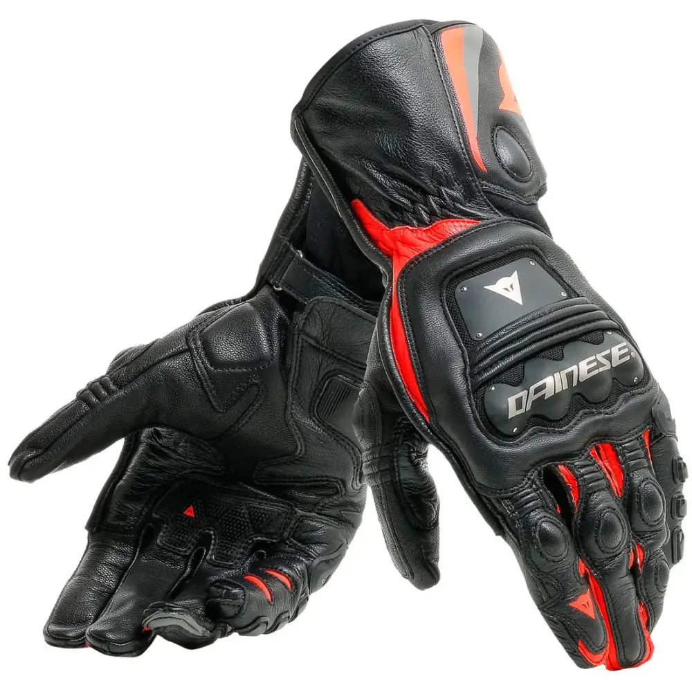 Guantes Dainese Steel Pro Black/Red Fluo