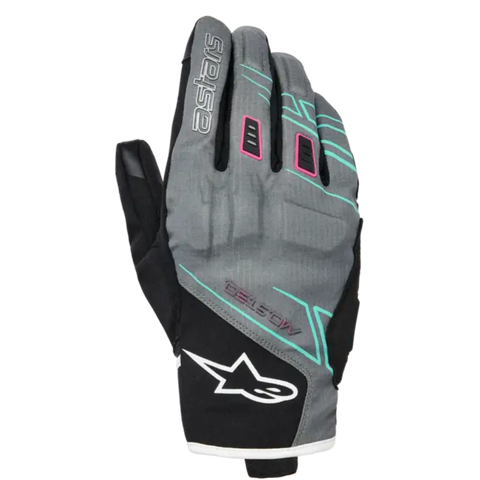 Guantes de Mujer Alpinestars Stella Moblast WP Fur Gray/Black/Pink Fluo