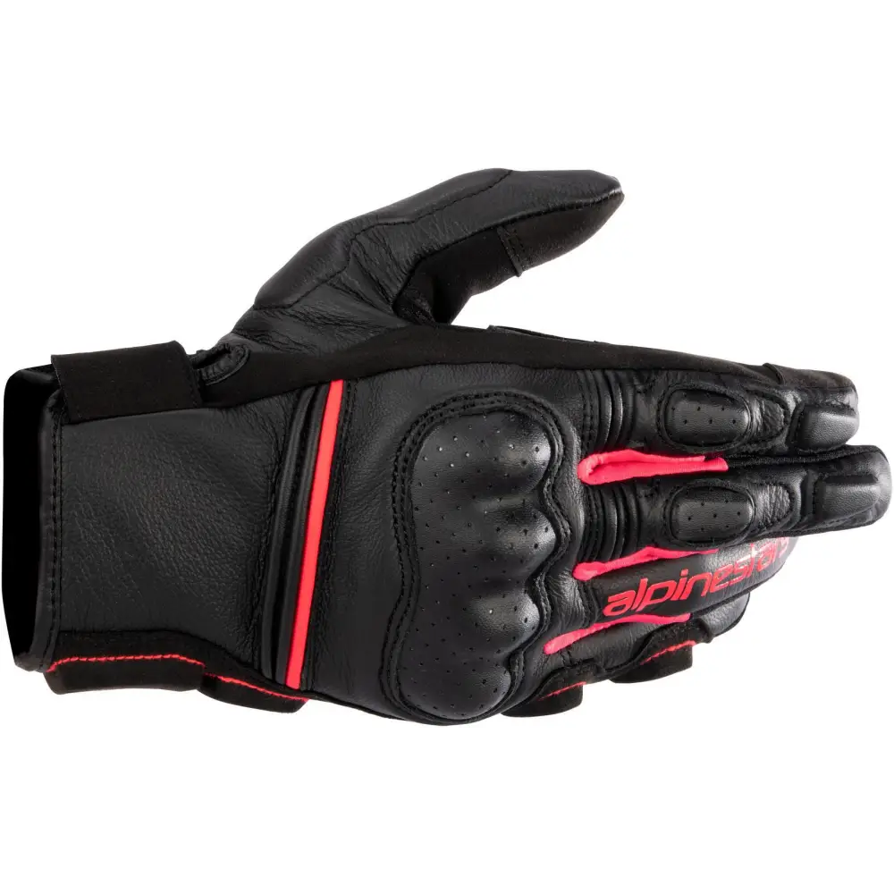 Guantes de Mujer Alpinestars Stella Phenom de Piel Black/Pink