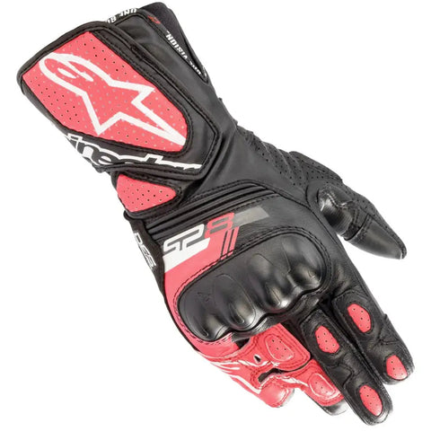 Guantes de Mujer Alpinestars Stella SP-8 V3 Black/White/Diva Pink