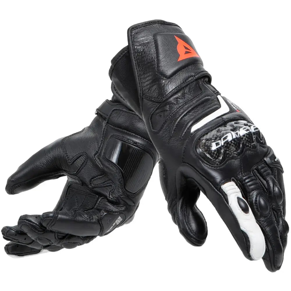 Guantes de Mujer Dainese Carbon 4 Long Black/Black/White