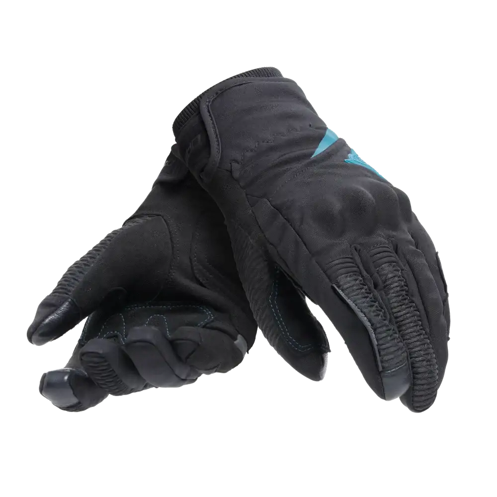 Guantes de Mujer Dainese Trento D-Dry Black/Turquoise