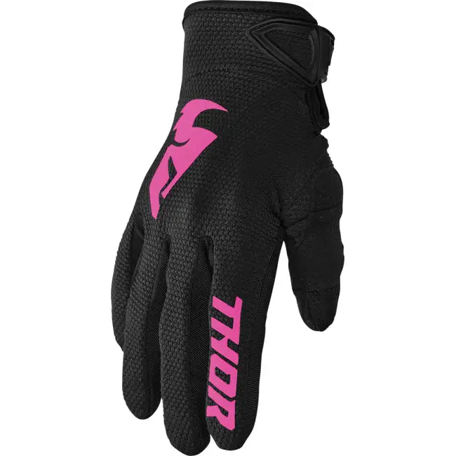Guantes de Mujer Thor Sector Black/Pink