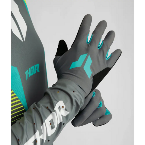 Guantes de Mujer Thor Sportmode Iconic Gray/Aqua