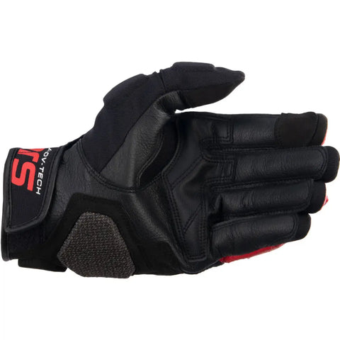 Guantes de Piel Alpinestars Halo Black/White/Bright Red