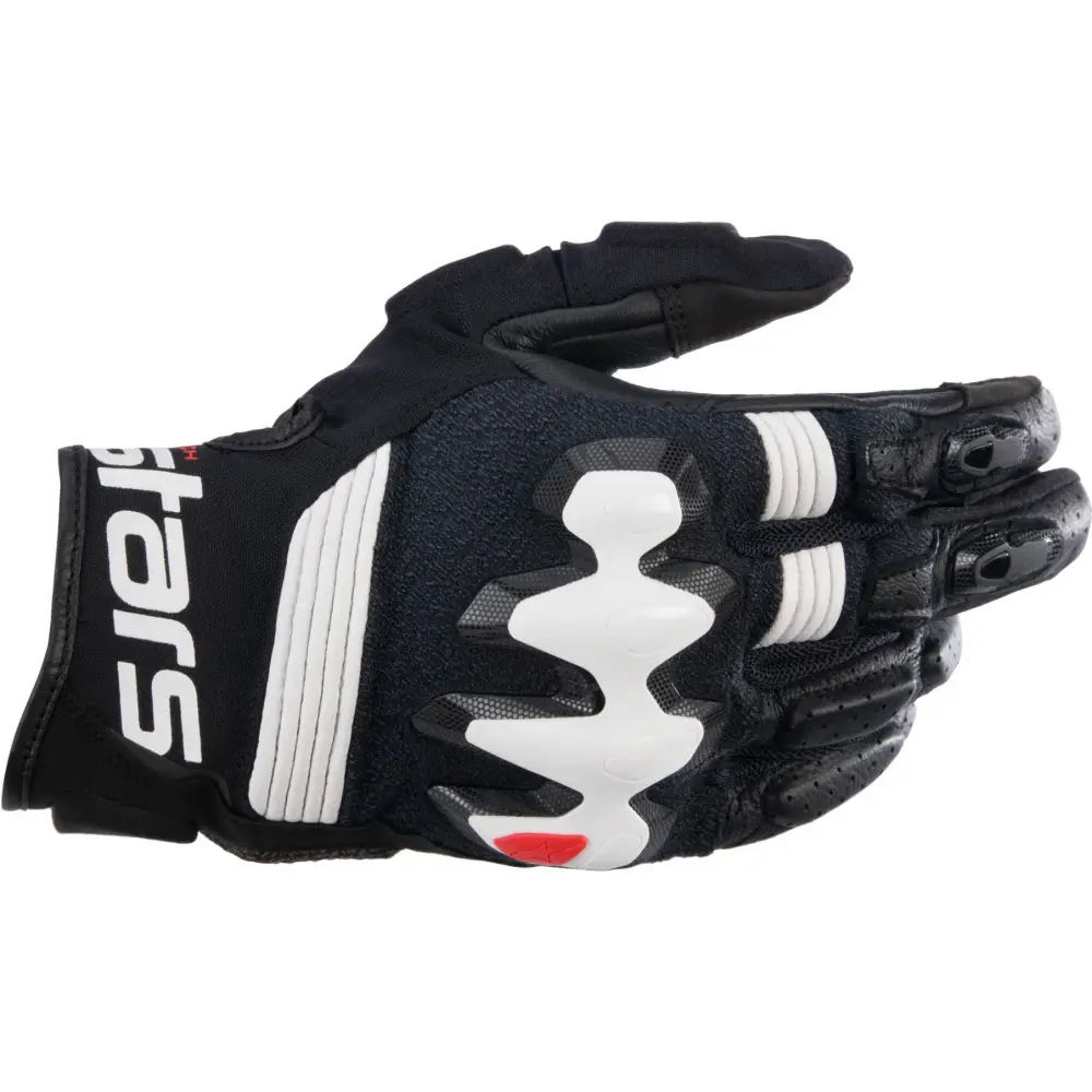 Guantes de Piel Alpinestars Halo Black/White