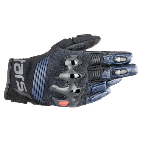 Guantes de Piel Alpinestars Halo Dark Blue/Black