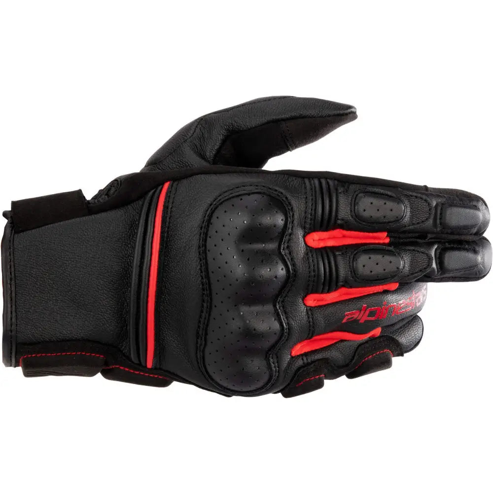Guantes de Piel Alpinestars Phenom Black/Bright Red