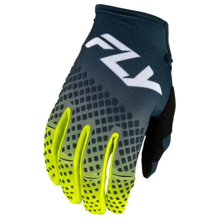 Guantes Fly Racing Kinetic Fade Navy/Hi-Vis/White