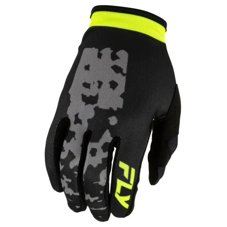 Guantes Fly Racing Lite Flake Grey/Hi-Vis/Black
