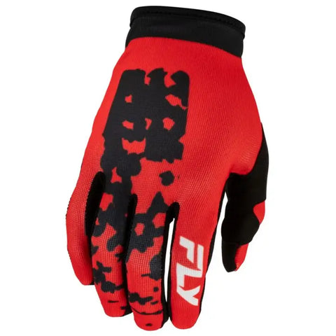 Guantes Fly Racing Lite Flake Red/Black