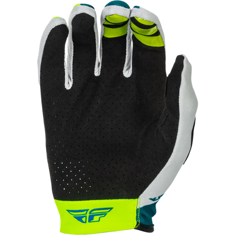 Guantes Fly Racing Lite Grey/Lime/Teal
