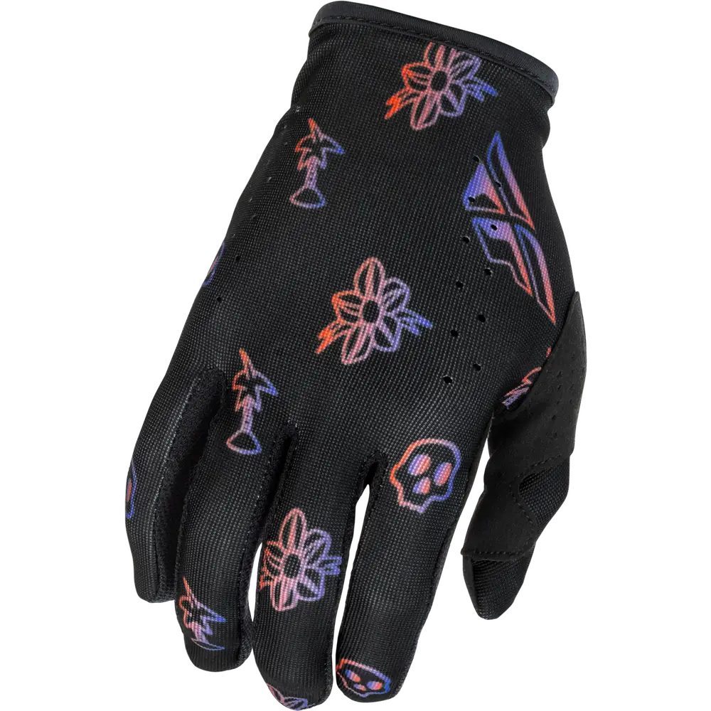 Guantes Fly Racing Lite Outline Black/Red/Purple