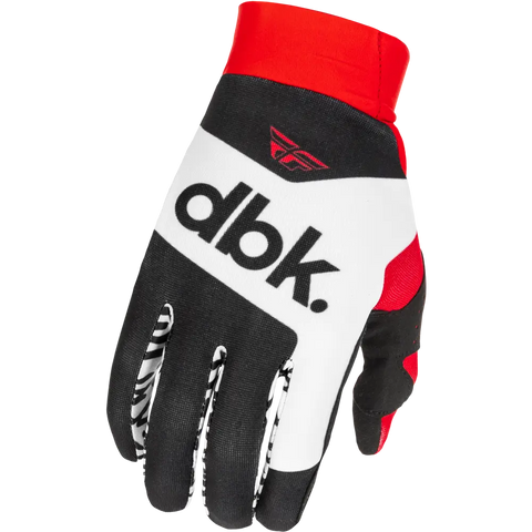 Guantes Fly Racing Pro Lite DBK Black/White/Red