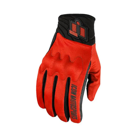 Guantes Icon Anthem3 Red