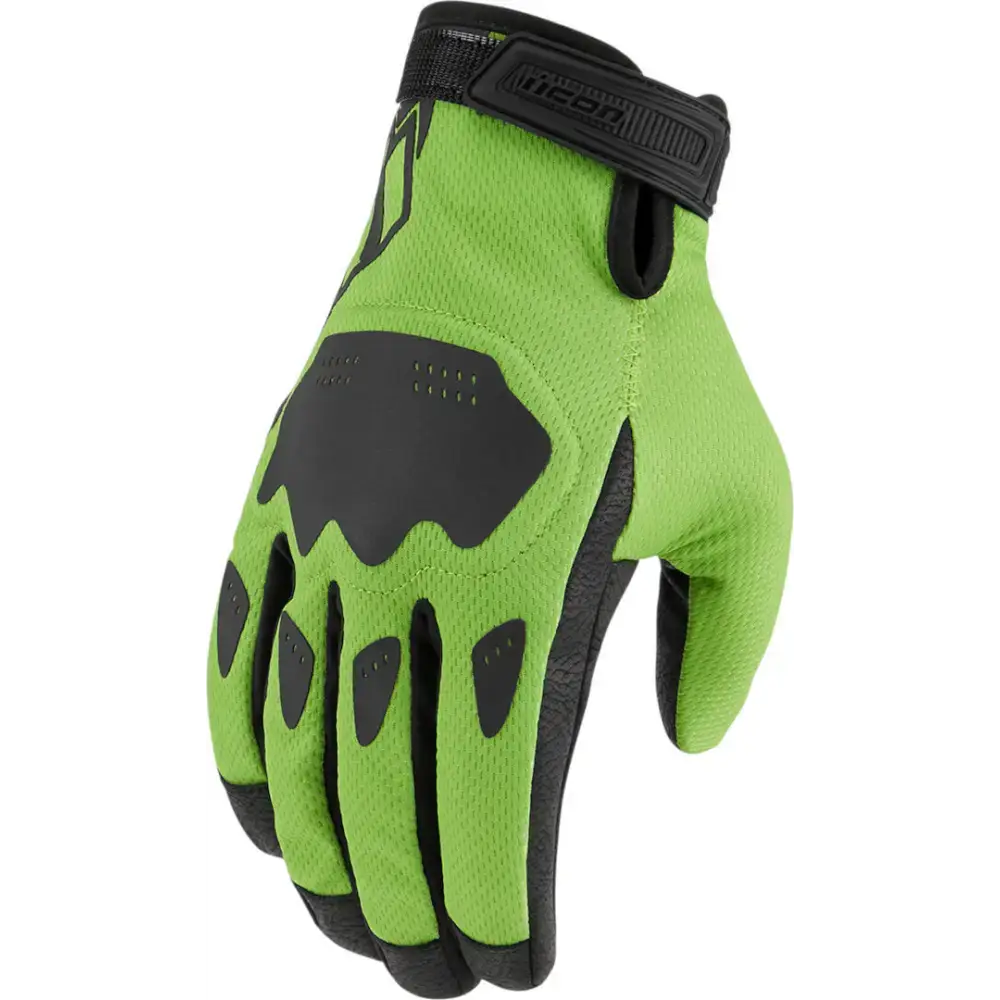 Guantes Icon Hooligan CE Green