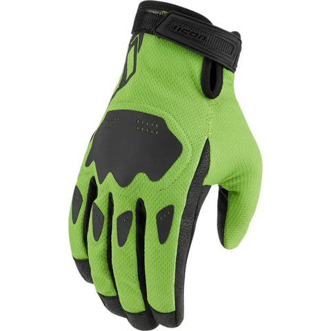 Guantes Icon Hooligan CE Green