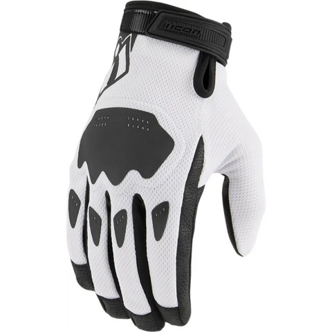 Guantes Icon Hooligan CE White