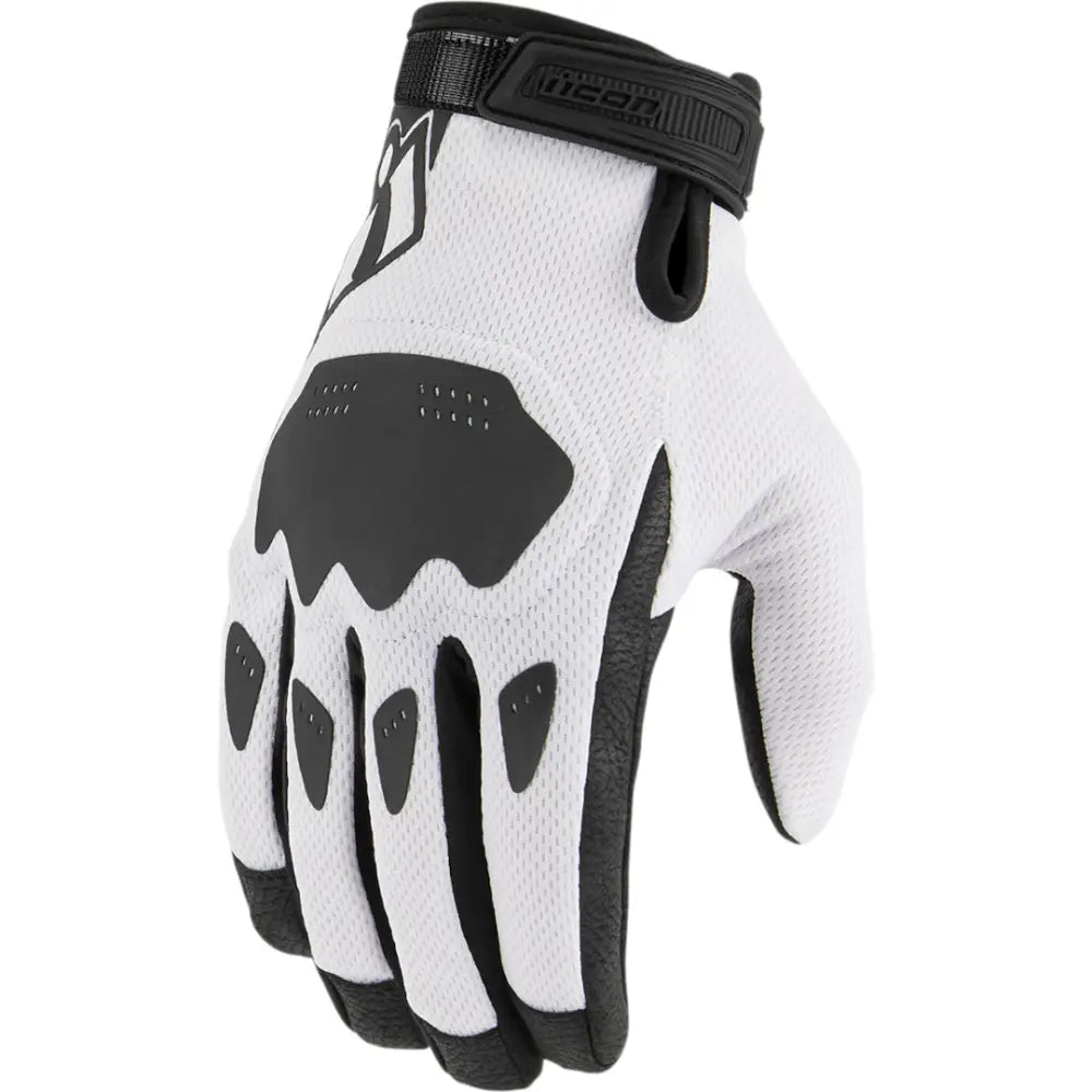 Guantes Icon Hooligan CE White