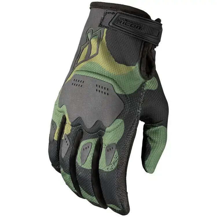 Guantes Icon Hooligan Magnacross Camo Green
