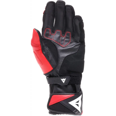 Guantes Largos Dainese Reacto Carbon Black/Red Lava