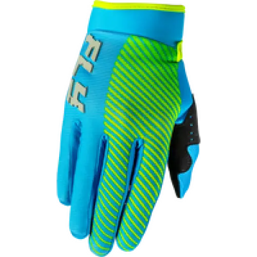 Guantes para Niño Fly Racing Youth F-16 Blue/Hi-Vis