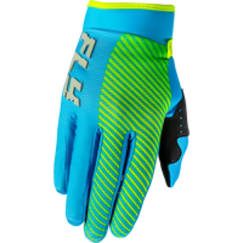 Guantes para Niño Fly Racing Youth F-16 Blue/Hi-Vis