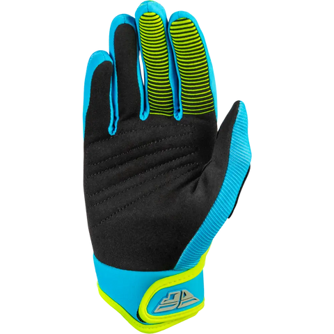 Guantes para Niño Fly Racing Youth F-16 Blue/Hi-Vis