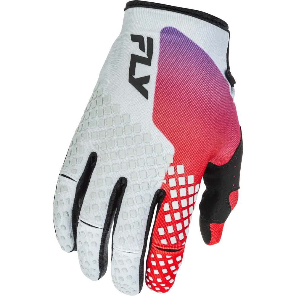 Guantes para Niño Fly Racing Youth Kinetic Grey/Red/Purple/Black