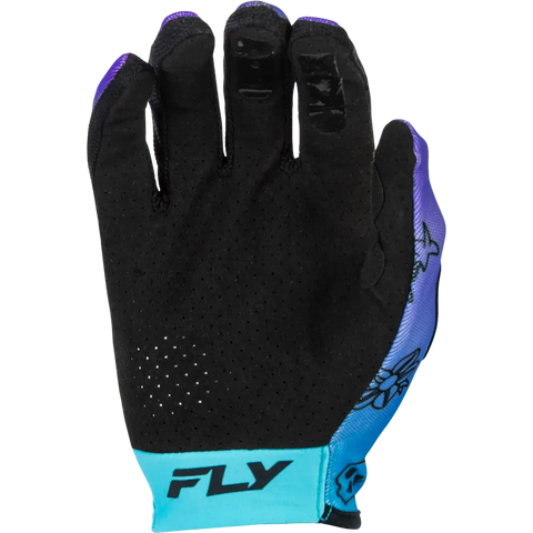 Guantes para Niño Fly Racing Youth Lite Outline Purple/Blue/Black