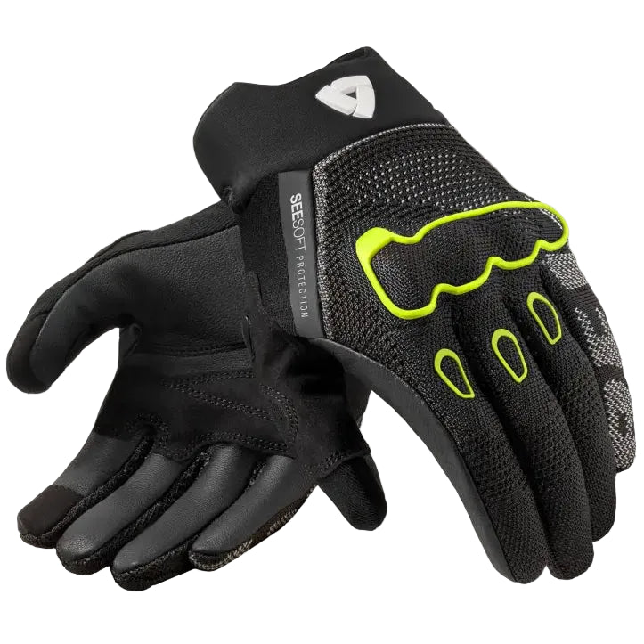 Guantes REV'IT! Hyperspeed 3 Black/Neon Yellow