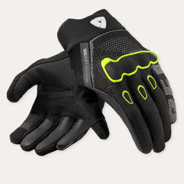 Guantes REV'IT! Hyperspeed 3 Black/Neon Yellow