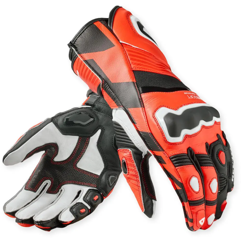 Guantes REV’IT! Jerez 4 Neon Red/Black