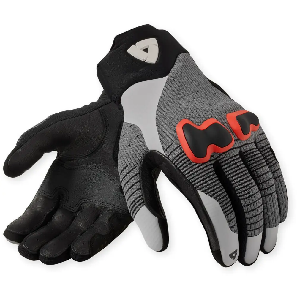Guantes REV'IT! Kinetic 2 Grey/Red