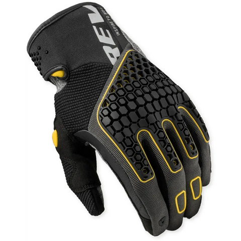 Guantes REV'IT! Mangrove 2 Black/Ocher Yellow